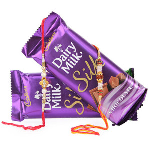 Rakhi With Cadbury Silk