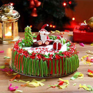 Santa Claus Chocolate Cake