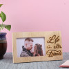 Life With Friends Wooden Frame