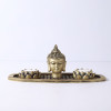 Buddha God Head In An Oval Shape Tray