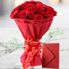 Red Roses N Greeting card