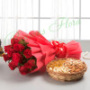 Roses with dry fruits