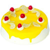 Lemon Vanilla Cake Half Kg - Birthday Cake Online Delivery