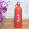 Personalised Unisex Red Bottle with Name