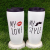 Forever Love Ceramic Mug Sippers Set of Two