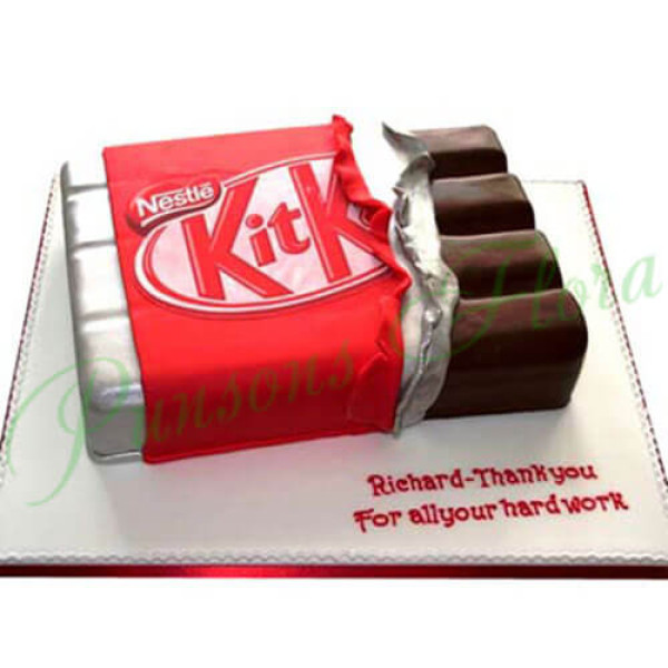 Kit Kat Shaped Cake
