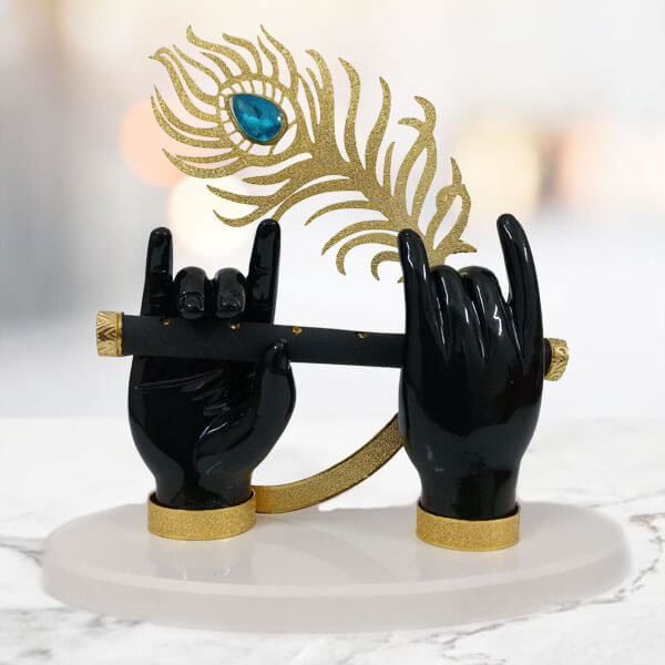 Statue of Krishna Hands with Morpankh